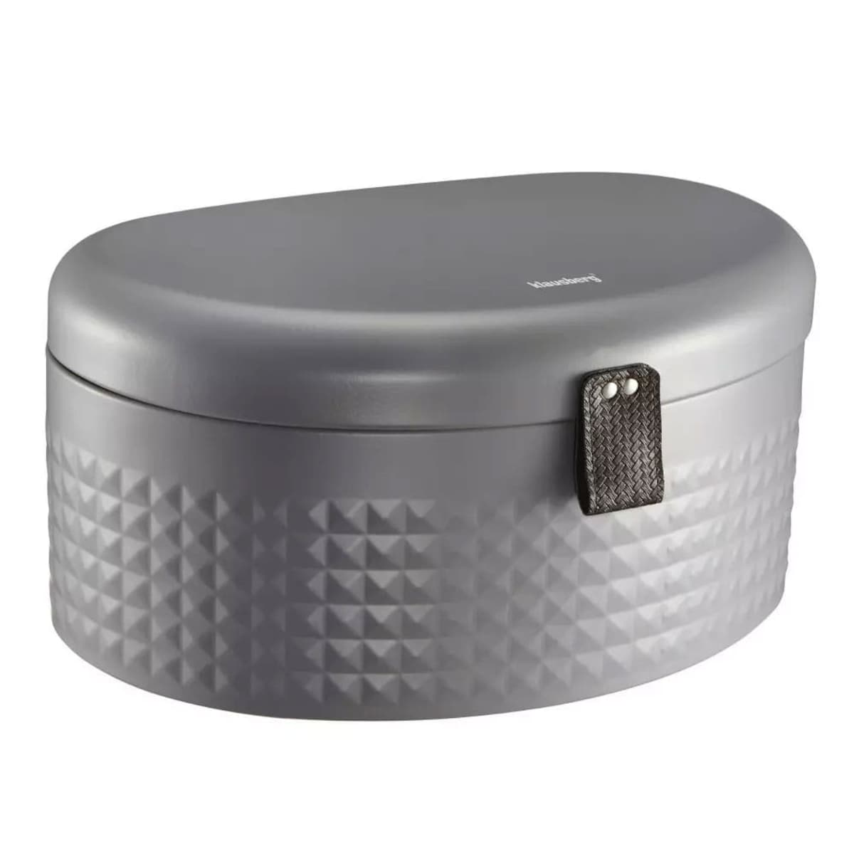 Chlebak stalowy Pojemnik na chleb pieczywo bułki szary KLAUSBERG