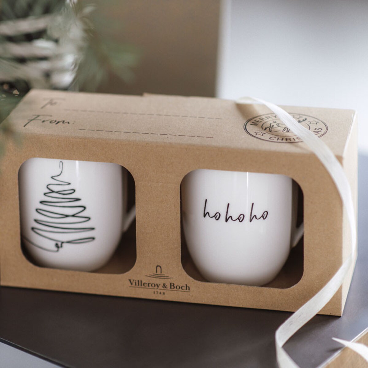 Zestaw 2 kubków Xmas Tree Statement, 290 ml, Villeroy & Boch