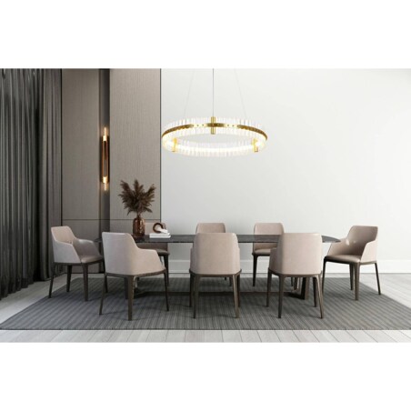 Lampa wisząca Saturnus MSE010100168 do jadalni złote