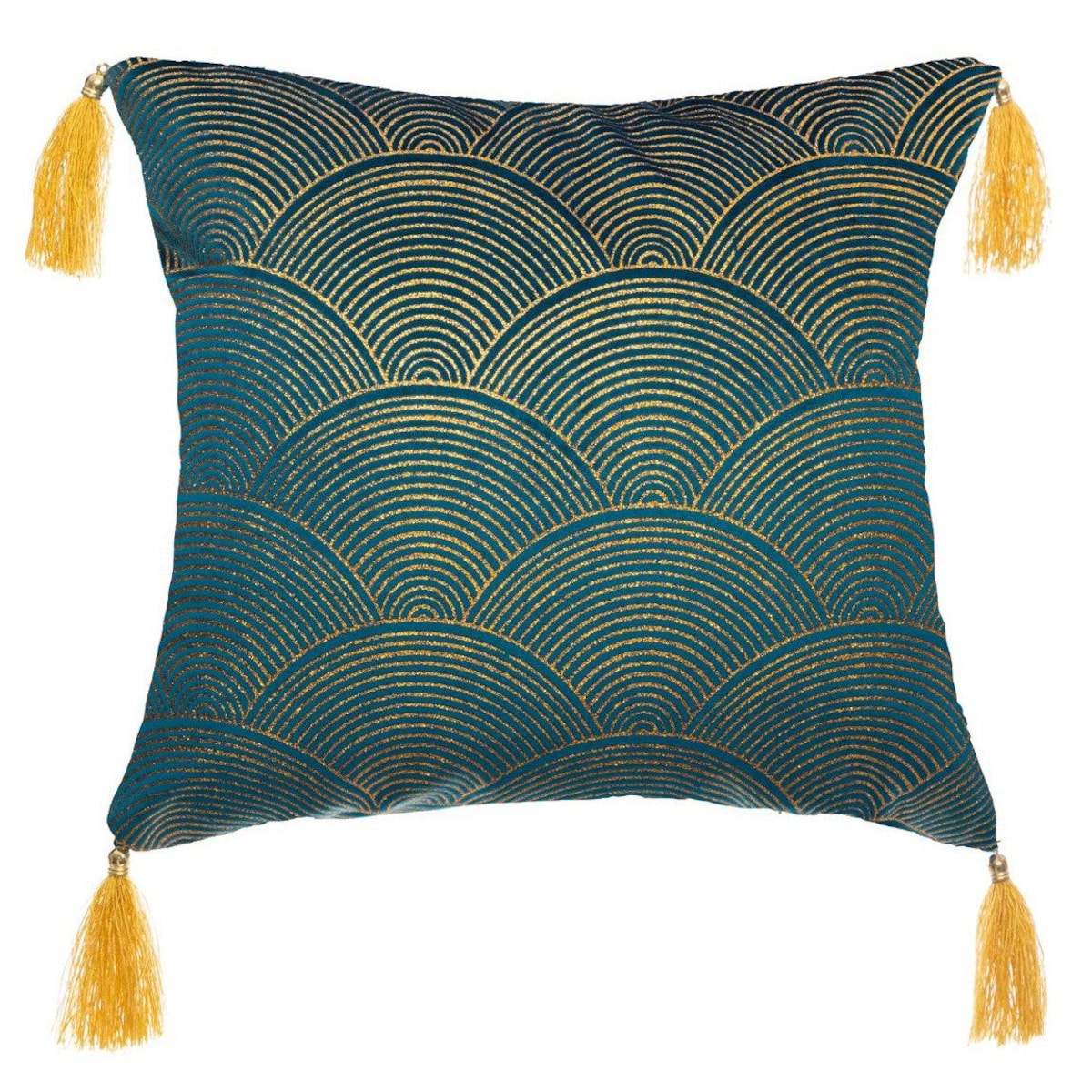 Poduszka dekoracyjna z frędzlami, 40 x 40 cm