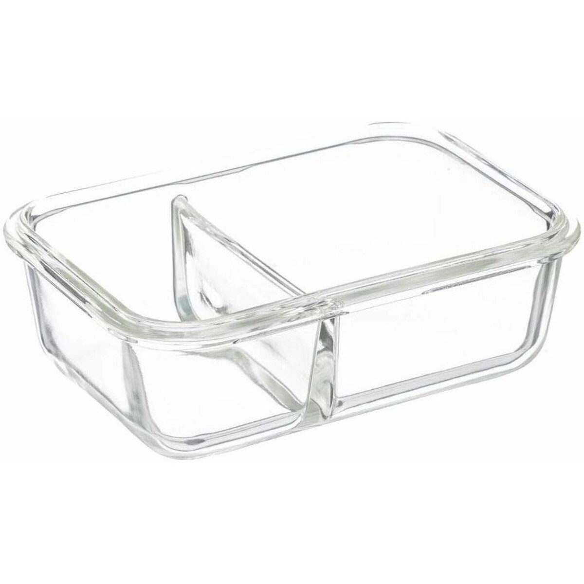 Pojemnik na lunch szklany, 2-komorowy, 700 ml