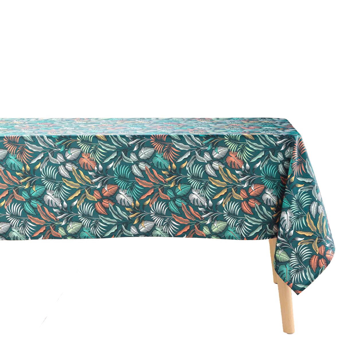 Obrus prostokątny STYLIS BLUE, 145 x 240 cm, niebieski z nadrukiem