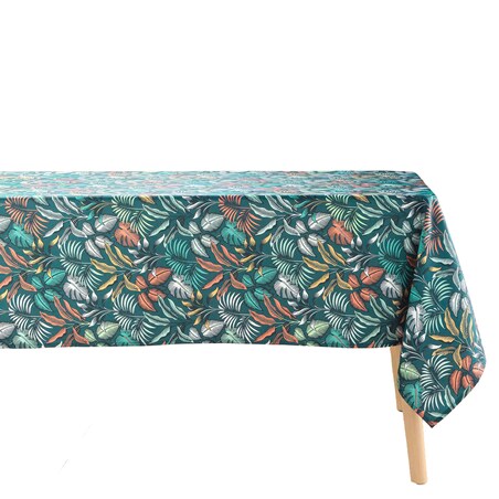 Obrus prostokątny STYLIS BLUE, 145 x 240 cm, niebieski z nadrukiem