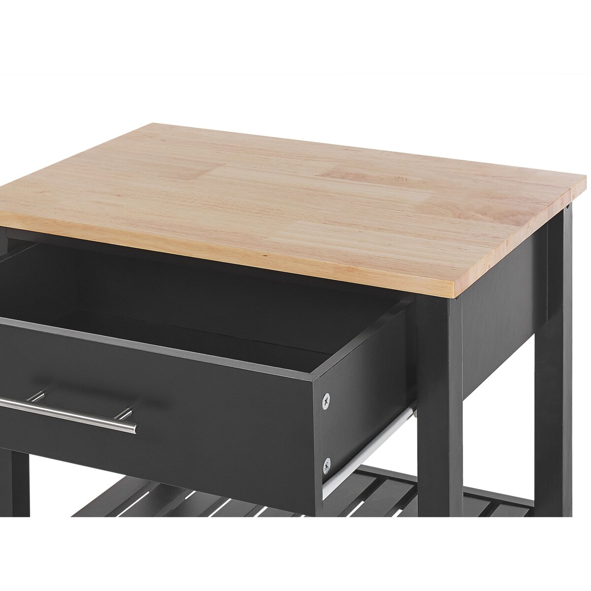 Wózek kuchenny HIUMA Drewno Czarny