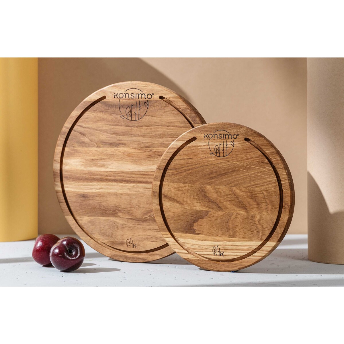 Konsimo LESTE Deska do krojenia (2szt.), drewno dębowe