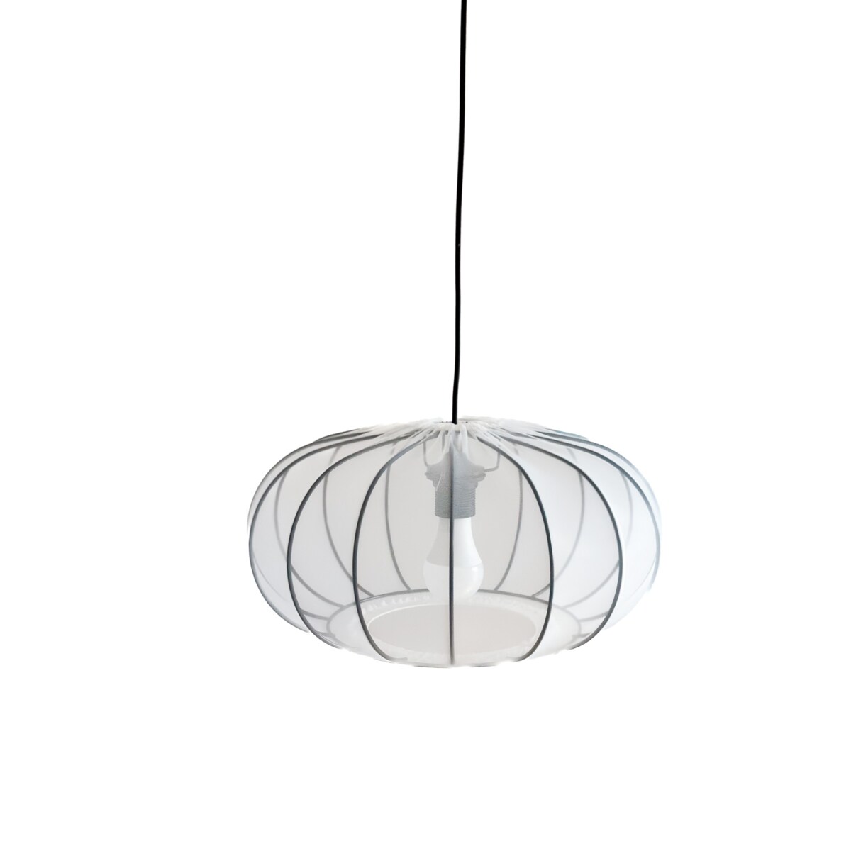 Abażur Meduza Biała Mist Black 20x40