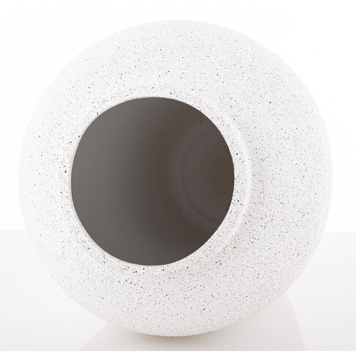 Wazon ceramiczny 37x21x21 cm MIAMI biały