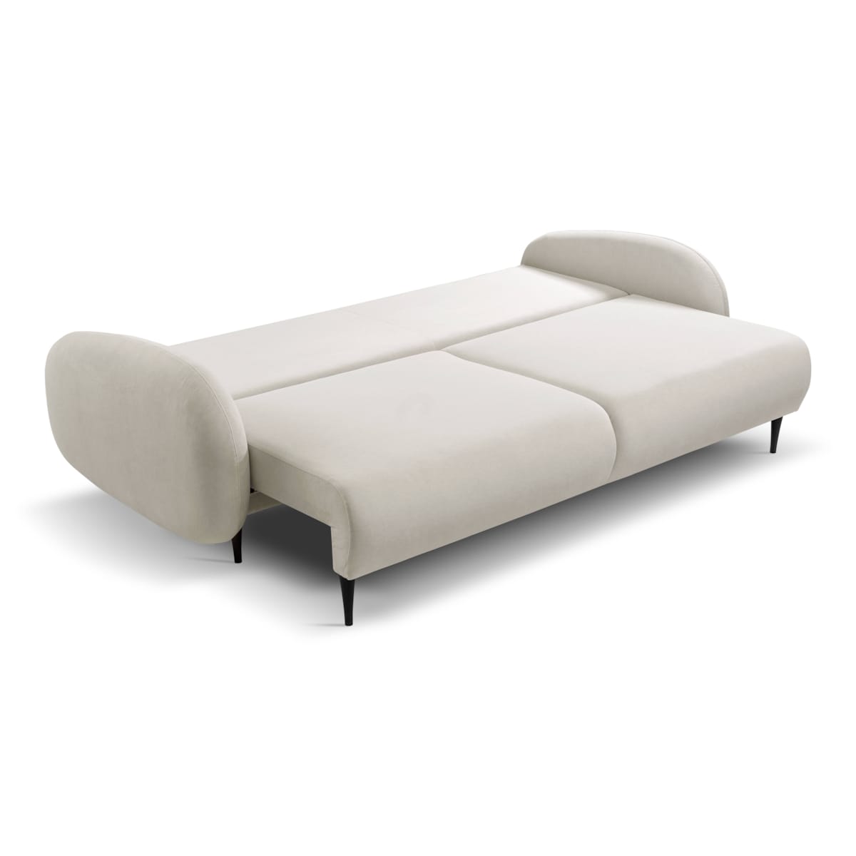 Nowoczesna sofa z funkcją spania SOFTI BEŻOWA