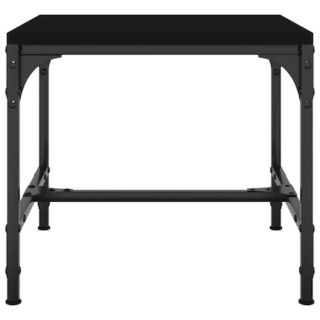 vidaXL Stoliki boczne, 2 szt., czarne, 40x40x35 cm