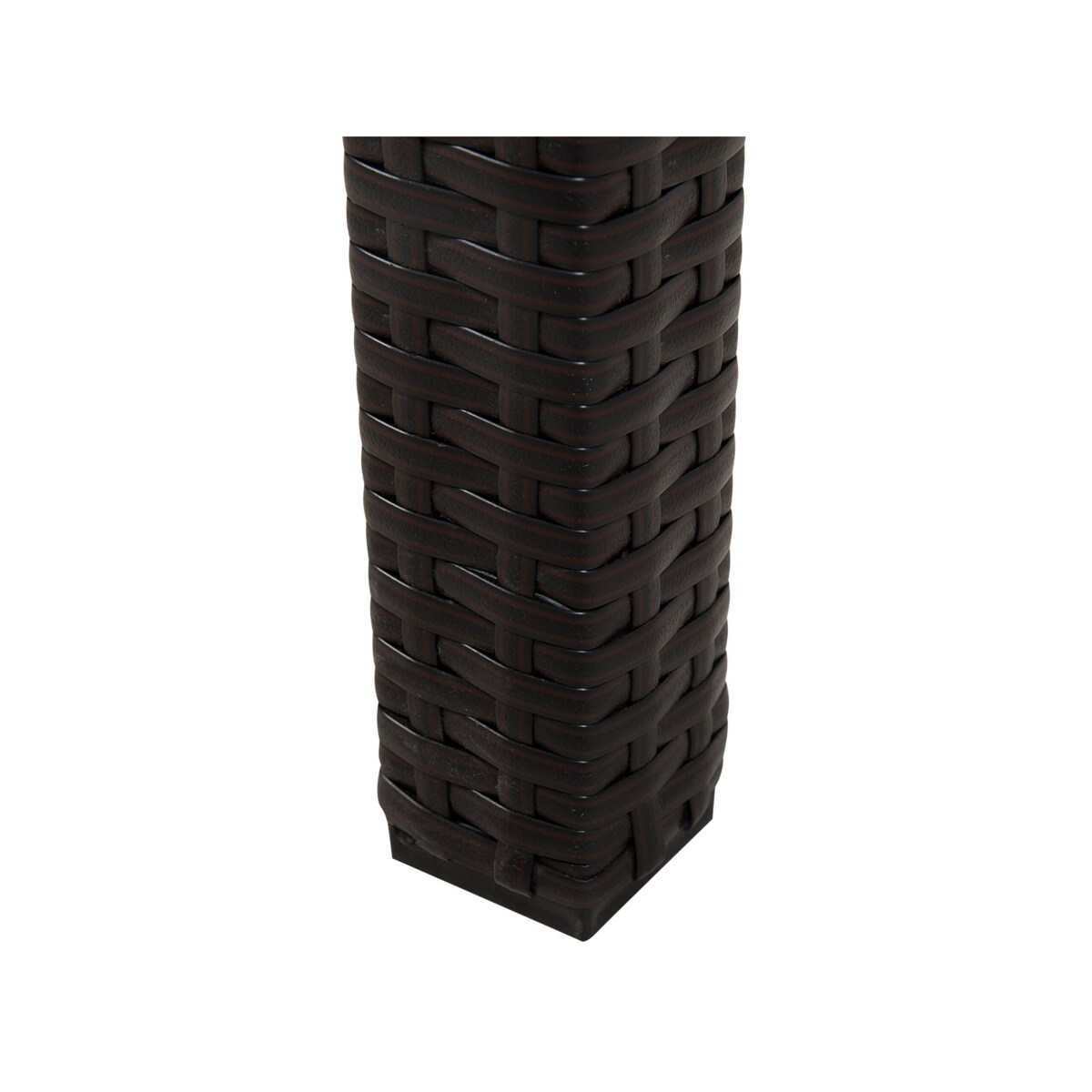 Stół ogrodowy z technorattanu 220 x 100 cm brązowy ITALY