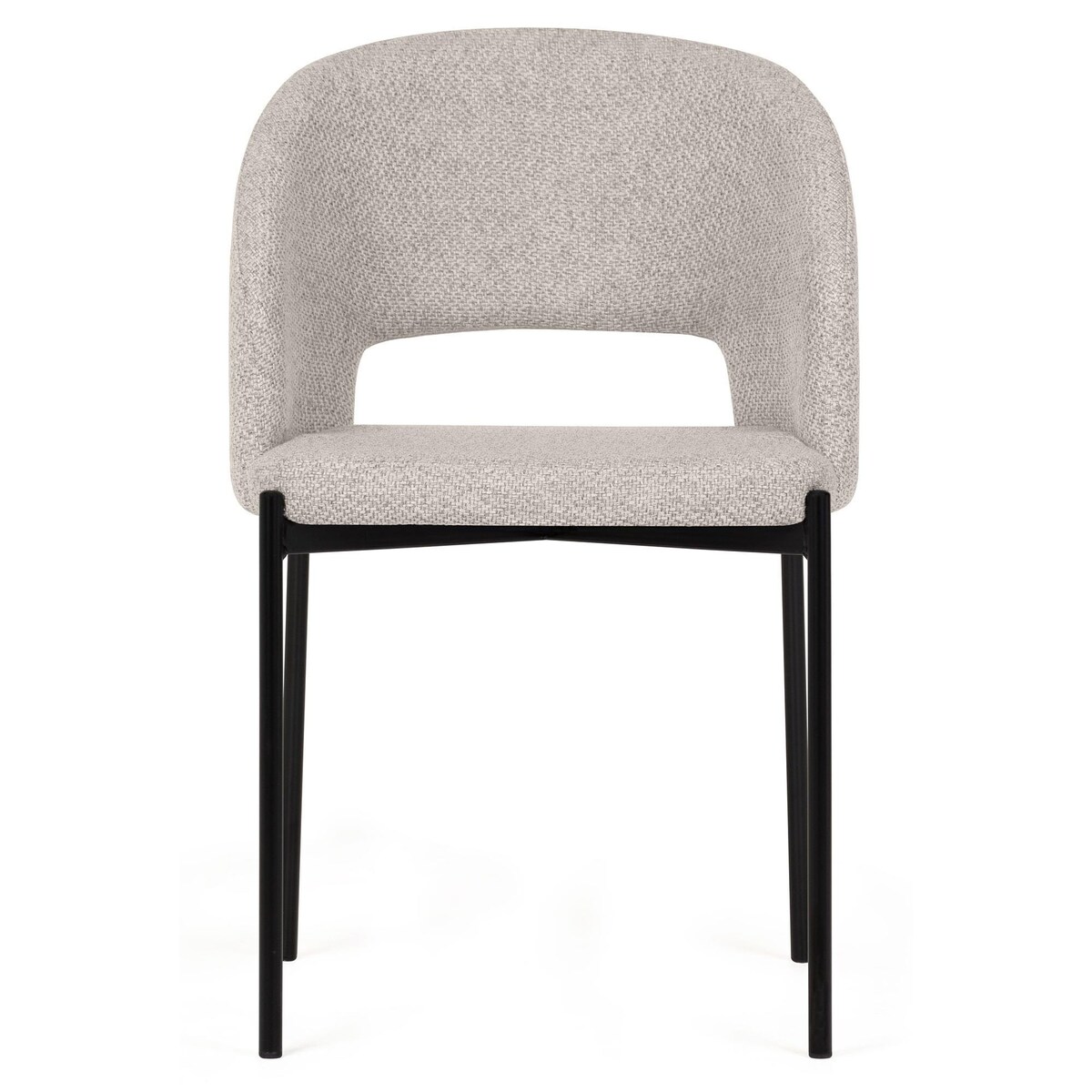 Krzesło tapicerowane beżowe Cort