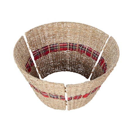 Osłonka pod choinkę Trawa morska 45x45 cm Naturalny MARCHE