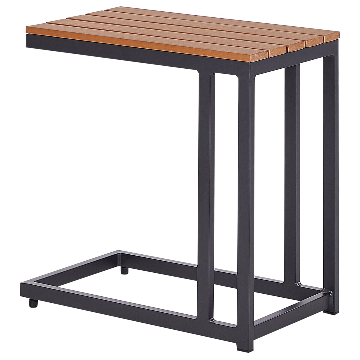 Stolik ogrodowy MESSINA 60 cm 35 cm Czarny