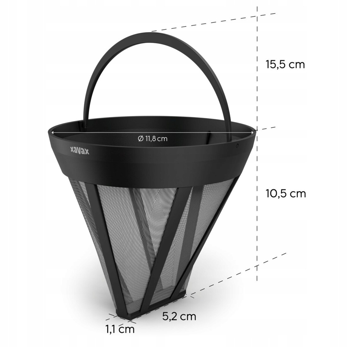 XAVAX Filtr do kawy - stały wielokrotnego użytku rozm. 4 BARISTA