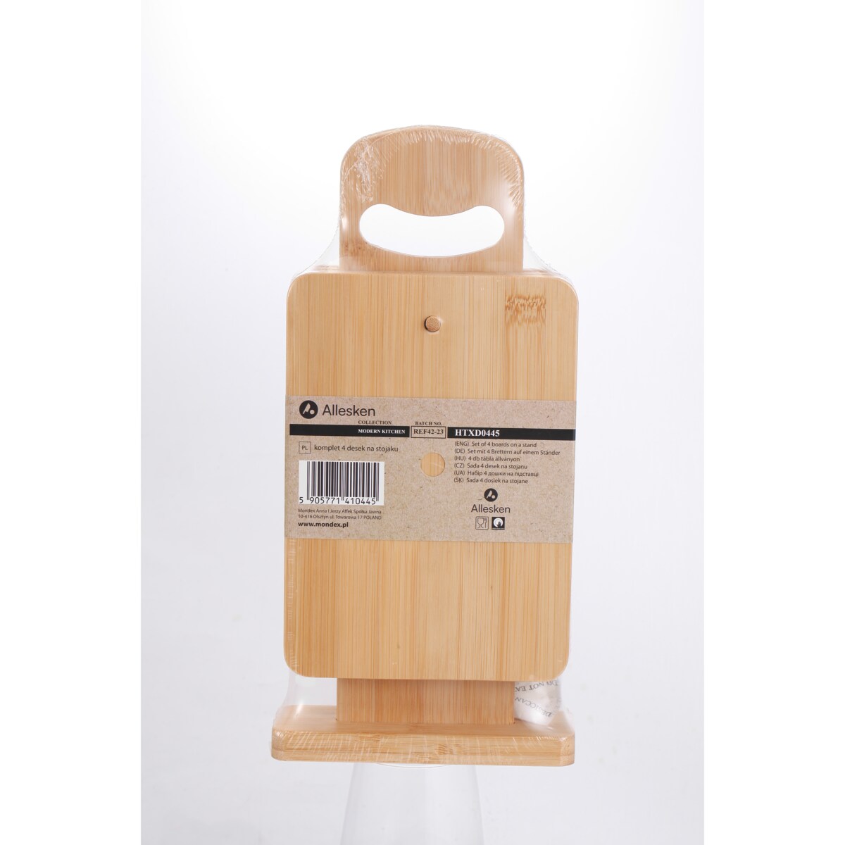 MODERN KITCHEN Komplet 4 desek na stojaku 15x5,5x31cm