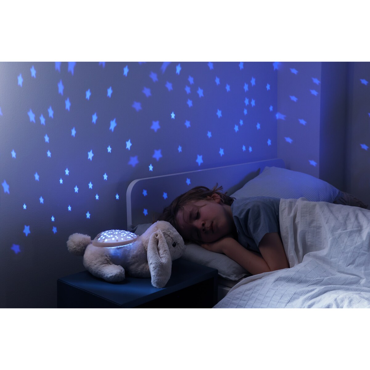 Pluszowy projektor dla dzieci - Króliczek - przyjaciel do snu - Cloud b® Twilight Buddies™