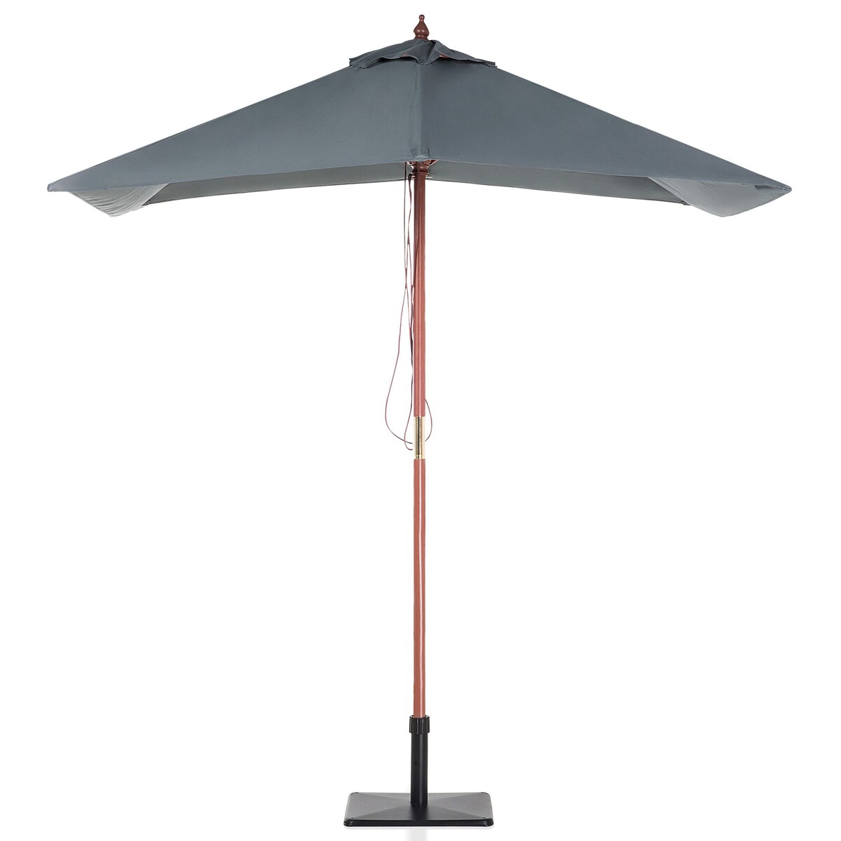 Parasol ogrodowy 195 cm FLAMENCO Ciemnoszary