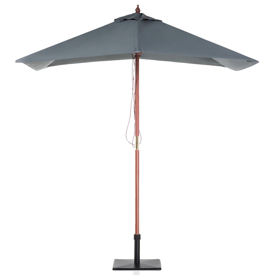 Parasol ogrodowy 195 cm FLAMENCO Ciemnoszary