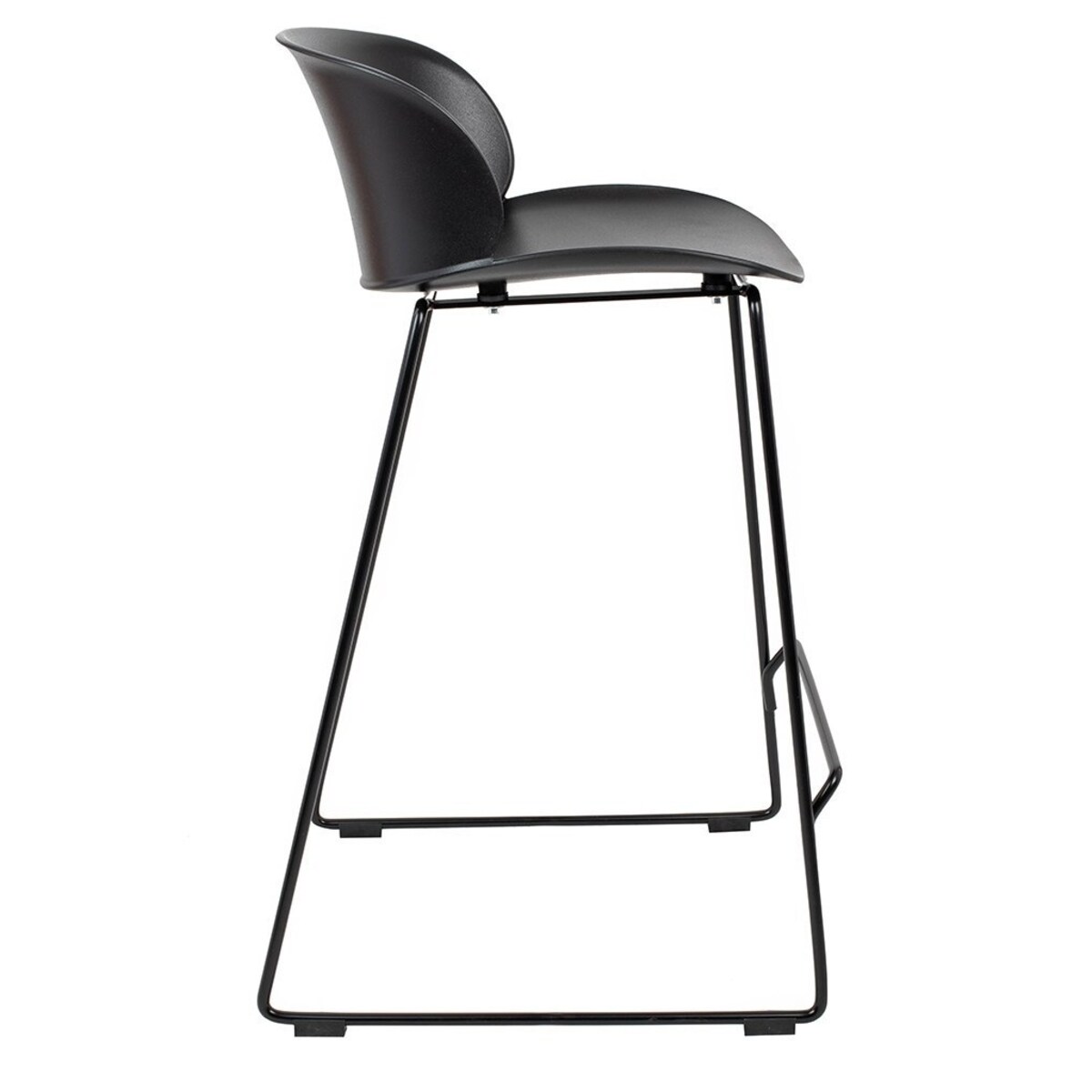 Krzesło barowe ALTOPC-163.H66 do kuchni loft czarne