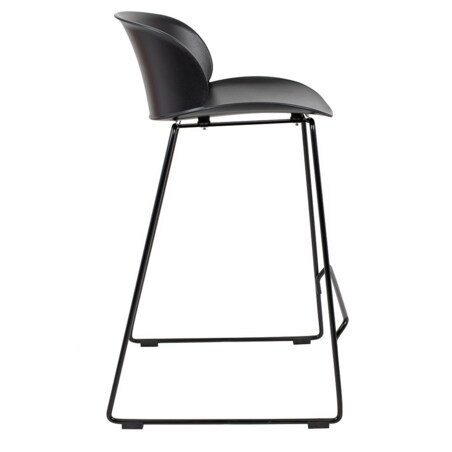 Krzesło barowe ALTOPC-163.H66 do kuchni loft czarne