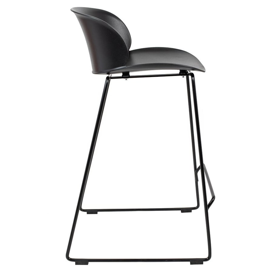 Krzesło barowe ALTOPC-163.H66 do kuchni loft czarne