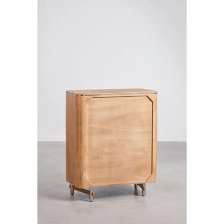 Komoda z drewna mango i stali, 90 cm, Osaka