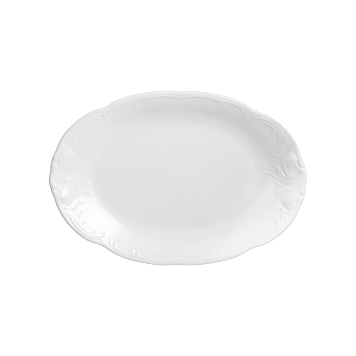 Półmisek owalny 33 cm Fryderyka Biała C001
