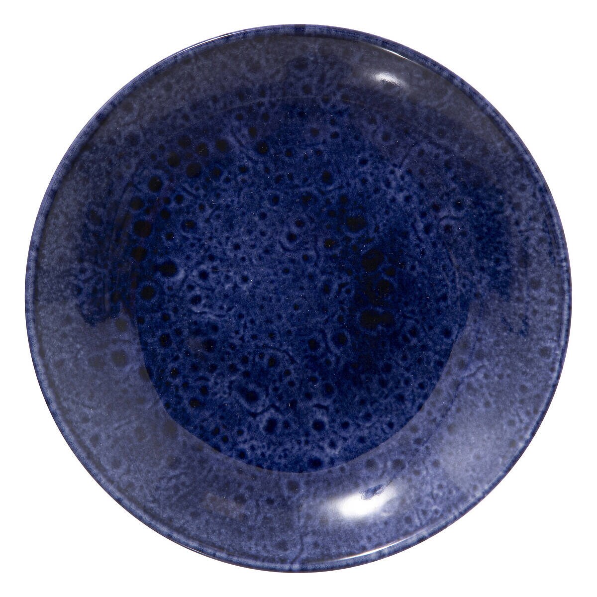 Talerzyk do ciasta z kamionki CASA, granatowy, Ø 21 cm