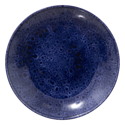 Talerzyk do ciasta z kamionki CASA, granatowy, Ø 21 cm