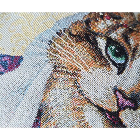 Poszewka Na Poduszkę Jasiek 45X45 Cm Żakardowa Dekoracyjna Ozobna Gatto
