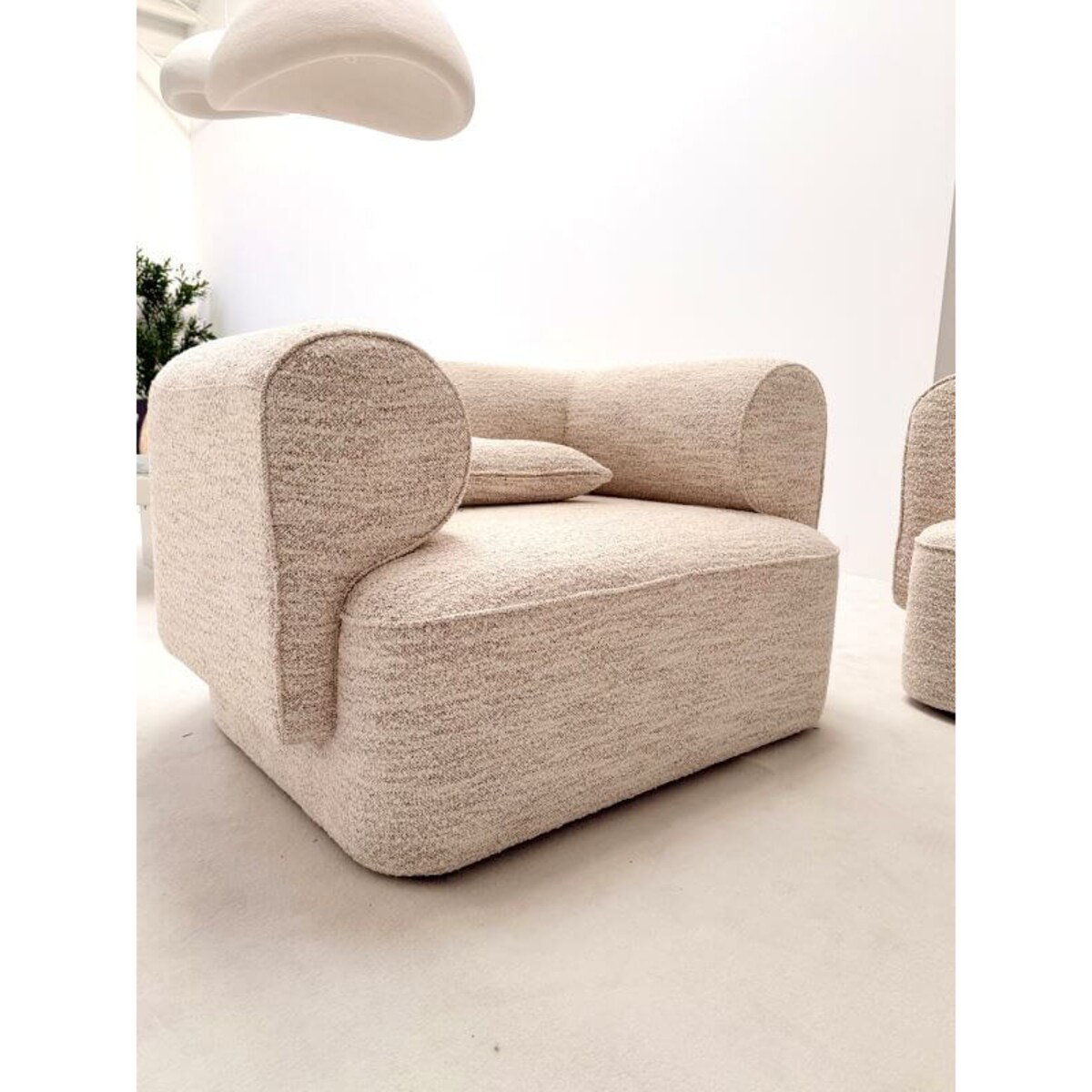 ZESTAW WYPOCZYNKOWY BELAGIO KREMOWY SOFA 2-OSOBOWA I 2 FOTELE