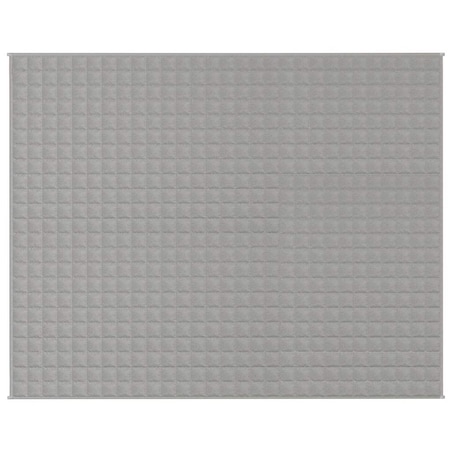 vidaXL Koc obciążeniowy, szary, 235x290 cm, 11 kg, tkanina