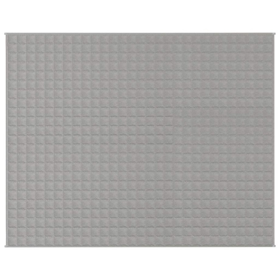 vidaXL Koc obciążeniowy, szary, 235x290 cm, 11 kg, tkanina