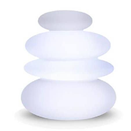 Lampka ogrodowa Balans Cable LUMBS070OFNW King Home LED 9W 6000K IP65 kamienie biała