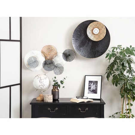 Dekoracja ścienna RHODIUM 40 cm Metal Kolorowy