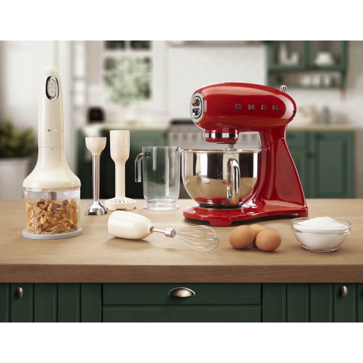 Mikser planetarny czerwony 50's Style, SMEG