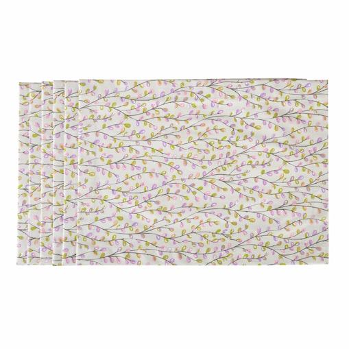 Powlekane podkładki plamoodporne Purple Catkins – komplet 6 szt.