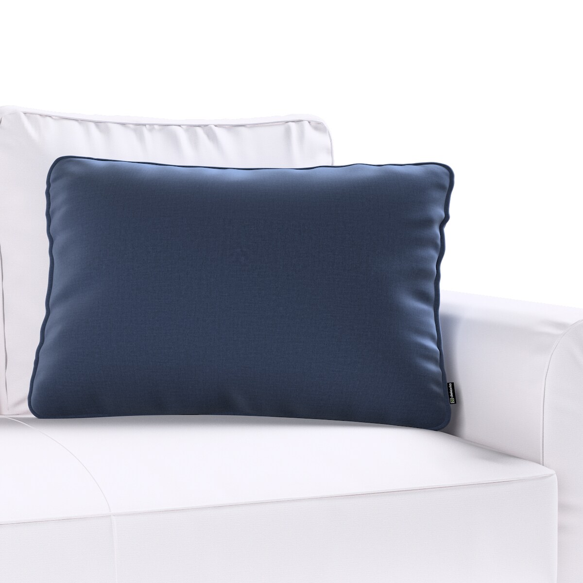 Poszewka Gabi na poduszkę prostokątna 60x40 granatowy welwet