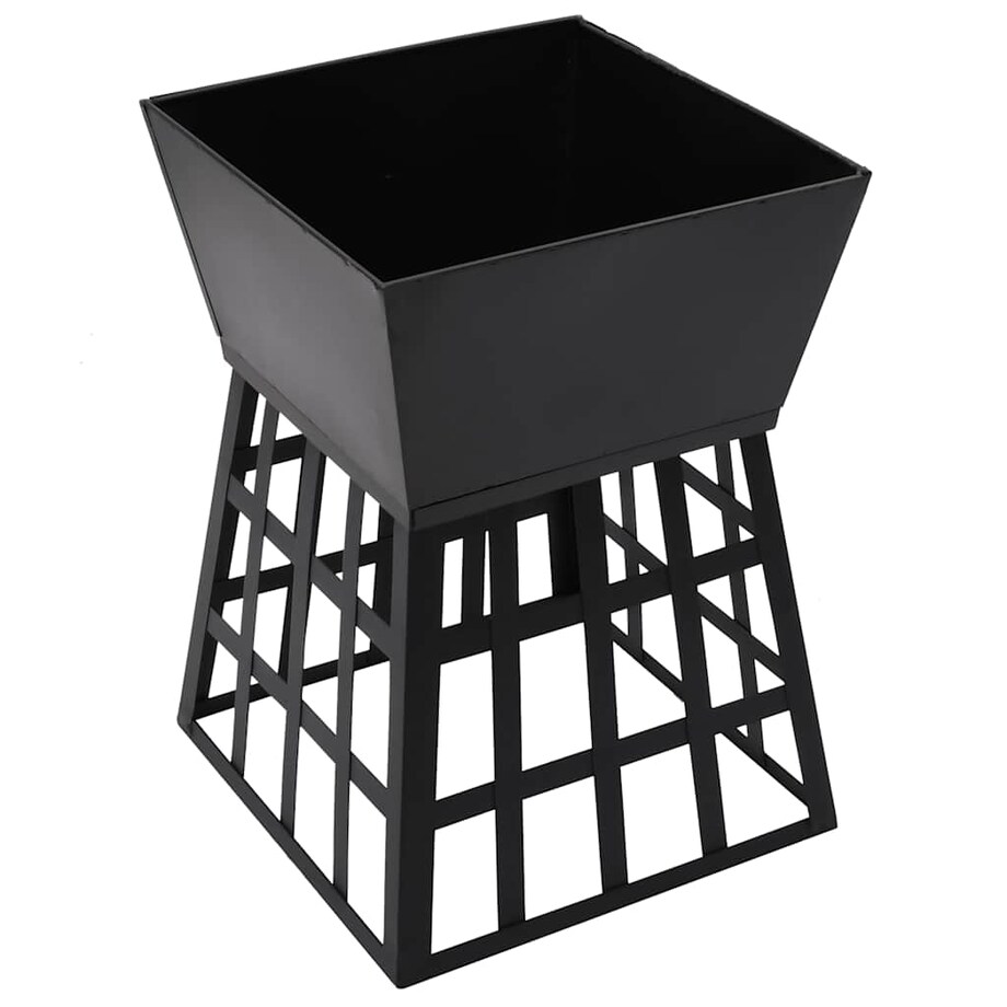 vidaXL Palenisko i grill 2-w-1, 34 x 34 x 48 cm, stal
