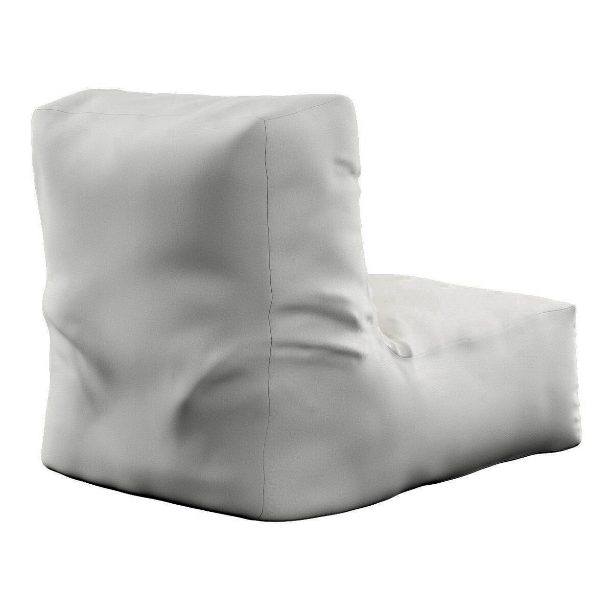 Pufo- fotel Poppy, jasny popiel, 87 x 31 x 75 cm, Lollipop