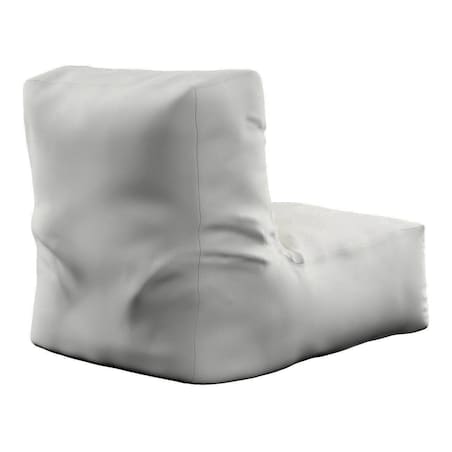 Pufo- fotel Poppy, jasny popiel, 87 x 31 x 75 cm, Lollipop