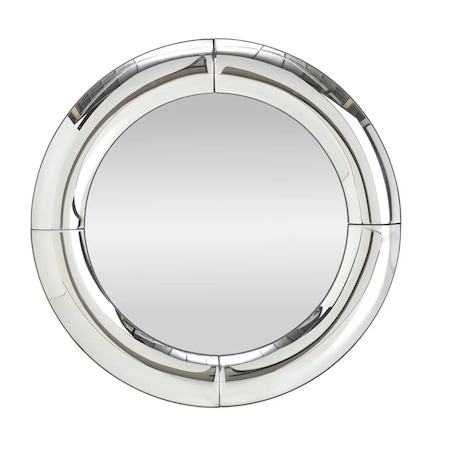 Lustro dekoracyjne MOON 80x80cm srebrne