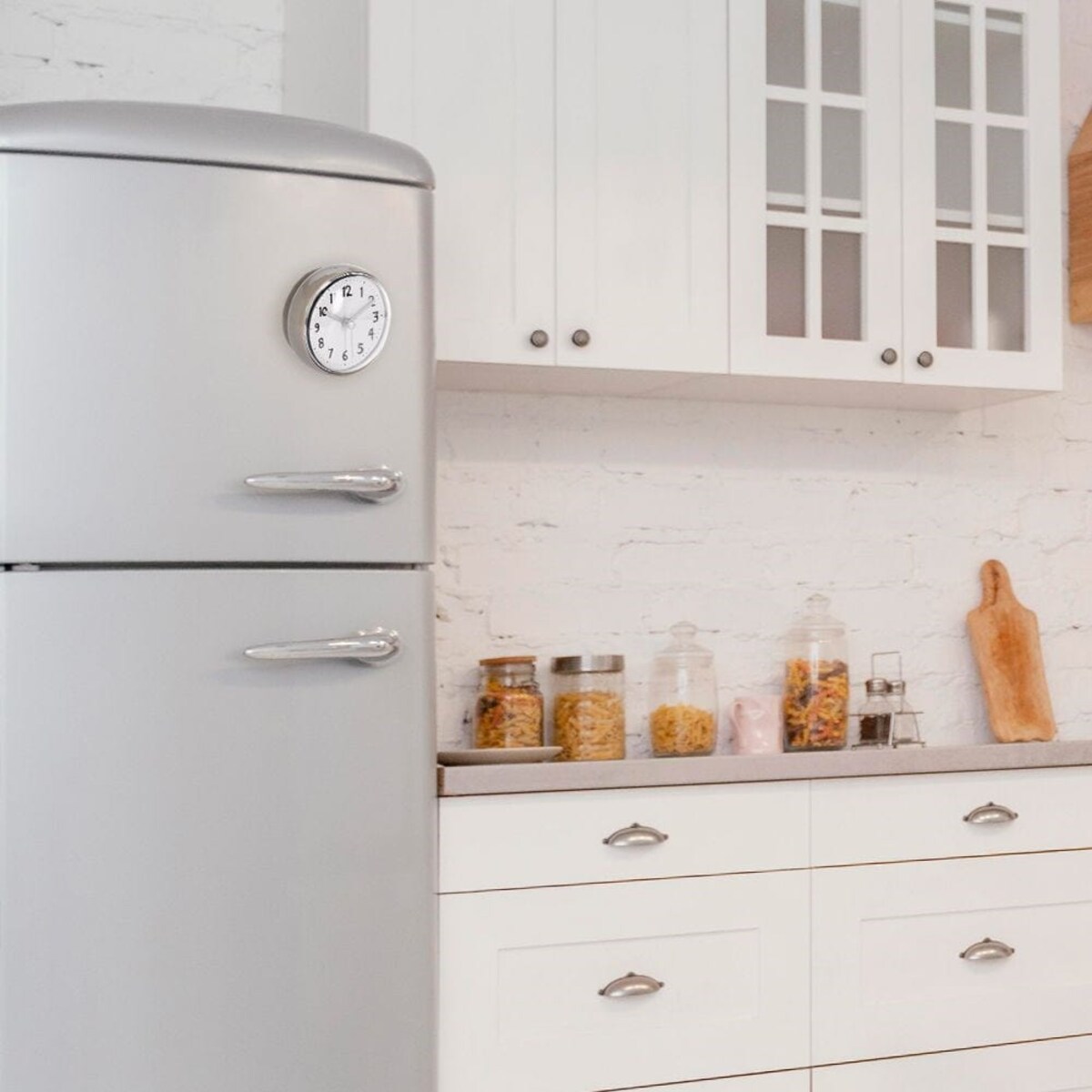 Zegar Ścienny Łazienkowy z Przyssawką Wodoodporny na Przyssawki mały 7,5 cm