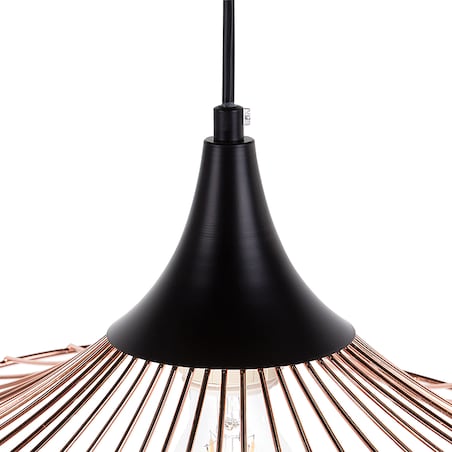 Lampa wisząca MAZARO Metal Miedziany