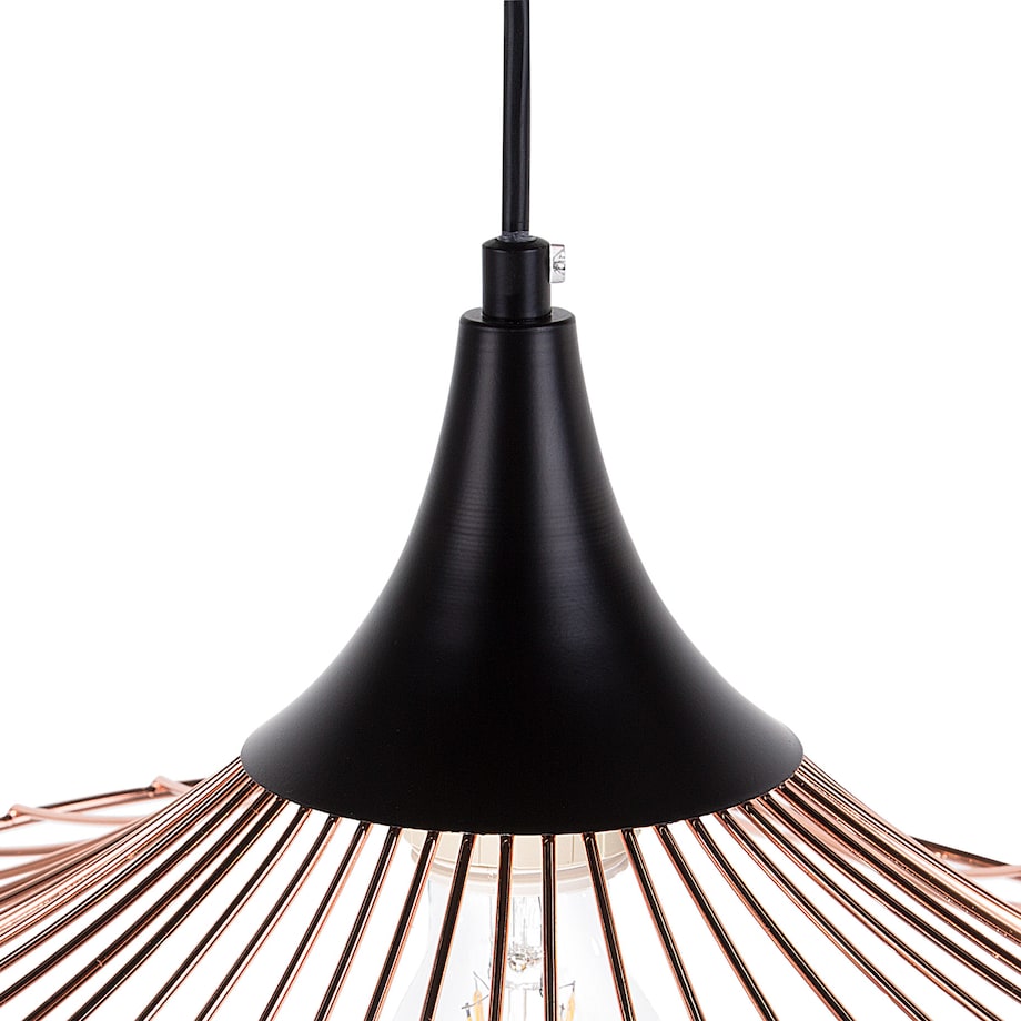 Lampa wisząca MAZARO Metal Miedziany
