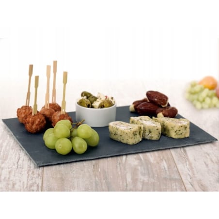 Taca Kamienna Patera talerz do serwowania dań sushi przekąsek serów 15x30 cm