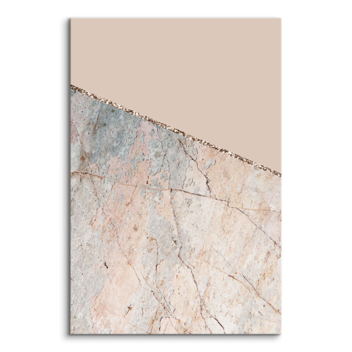 OBRAZ MARMUR ABSTRAKCJA PASTELE STYL GLAMOUR 30x40cm