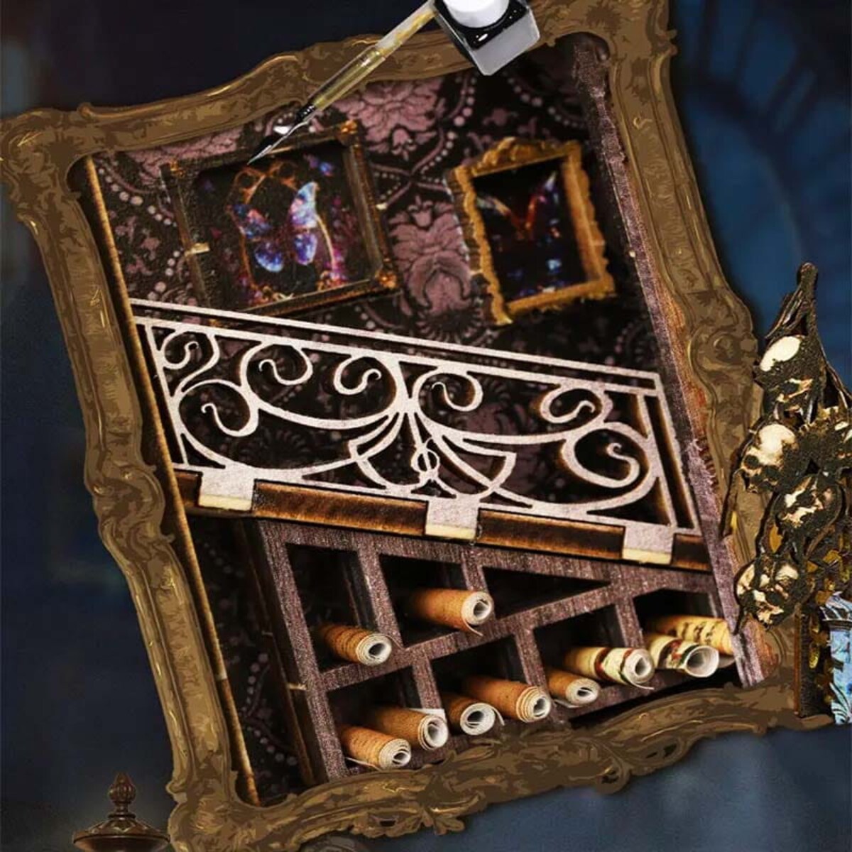 Miniaturowy domek Book Nook - Zamek księcia Williama