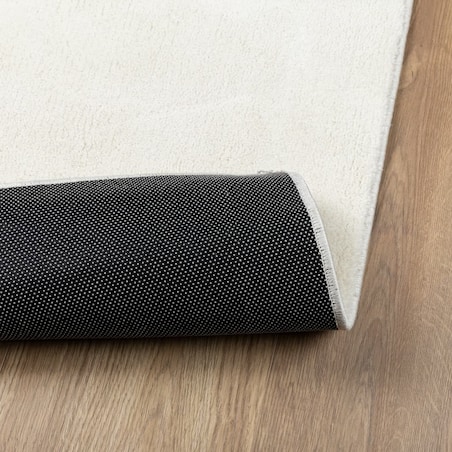 vidaXL Dywan OVIEDO z krótkim włosiem, kremowy, 240x240 cm