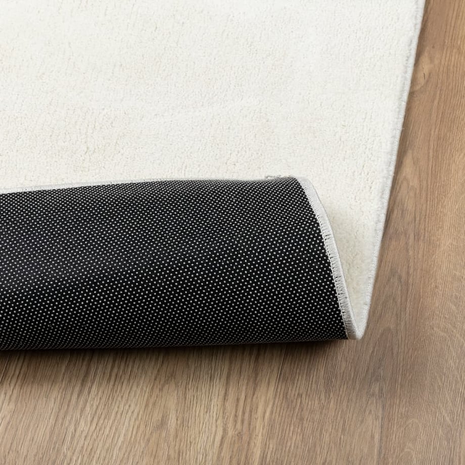 vidaXL Dywan OVIEDO z krótkim włosiem, kremowy, 240x240 cm